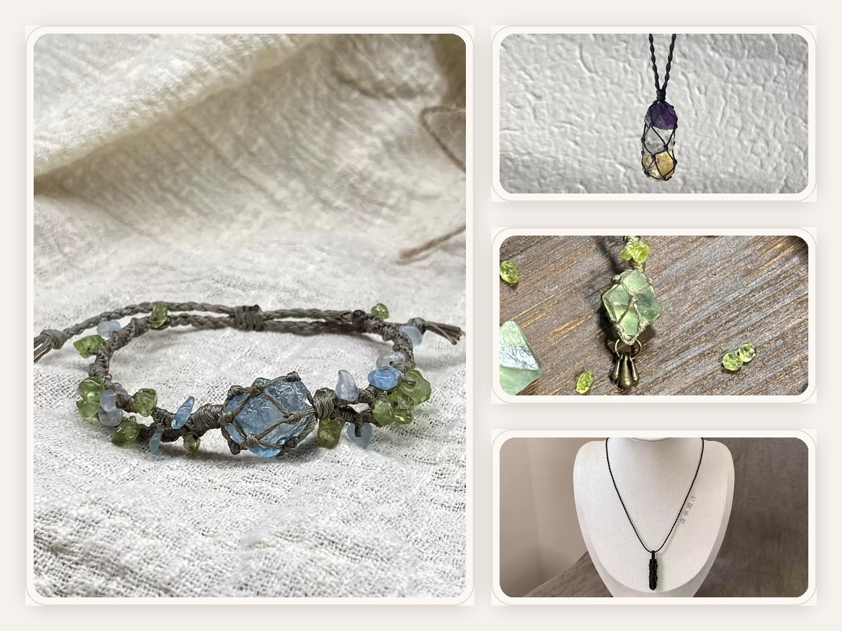 TEMP About hero placeholder collage for Held Stone Jewelry