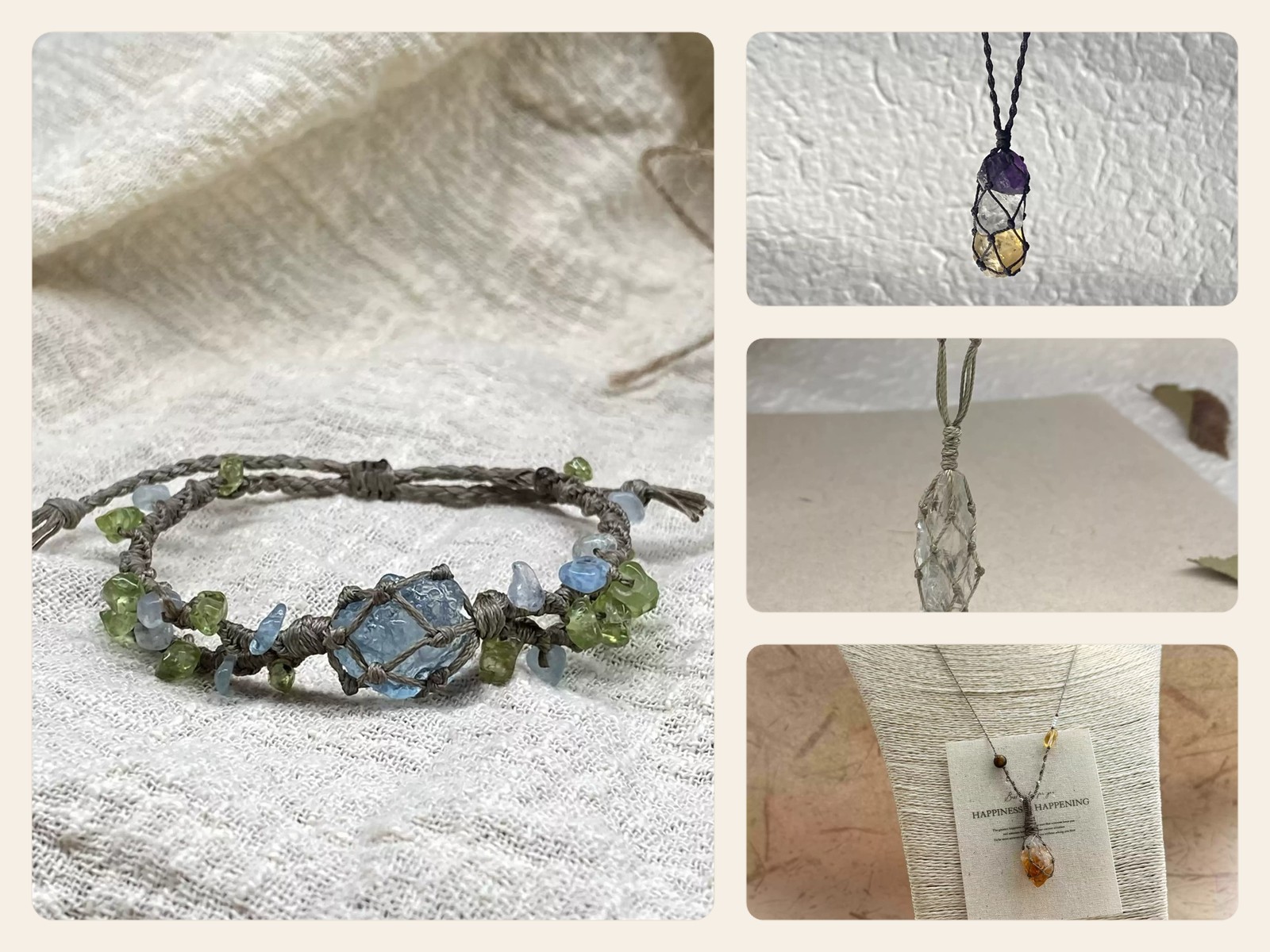 Held Stone Jewelry featured product collage