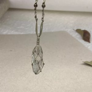 Clear Crystal Point Necklace